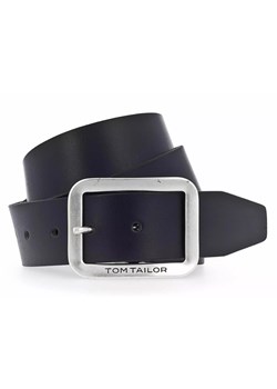 TOM TAILOR MĘSKI PASEK SKÓRZANY NA BOLEC SKÓRA 40mm Gurtel BLACK TG1016R57 ze sklepu YouNeedit.pl w kategorii Paski męskie - zdjęcie 180315782