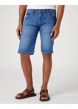 WRANGLER COLTON SHORTS MĘSKIE SZORTY SPODENKI BLUE VORTEX W16CXPZ35 112330744 ze sklepu YouNeedit.pl w kategorii Spodenki męskie - zdjęcie 180316053
