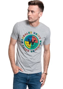 WRANGLER T SHIRT SS GLOBE TEE MID GREY MEL W7D9FKX37 112131771 ze sklepu YouNeedit.pl w kategorii T-shirty męskie - zdjęcie 180316324