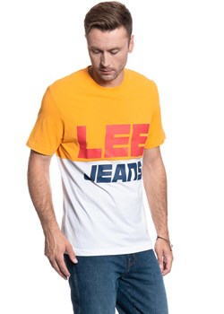 LEE T SHIRT COLOUR BLOCK TEE RADIANT YELLOW L60PFELG 112113471 ze sklepu YouNeedit.pl w kategorii T-shirty męskie - zdjęcie 180317373
