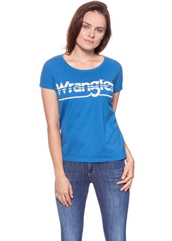 WRANGLER T SHIRT DAMSKI SS GRAPHIC TEE DEEP WATER W7Z02EVDF 112132145 ze sklepu YouNeedit.pl w kategorii Bluzki damskie - zdjęcie 180318390