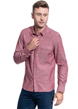 MĘSKA KOSZULA MATERIAŁOWA MUSTANG CASPER CHAMBRAY 1009903 7145 ze sklepu YouNeedit.pl w kategorii Koszule męskie - zdjęcie 180322510