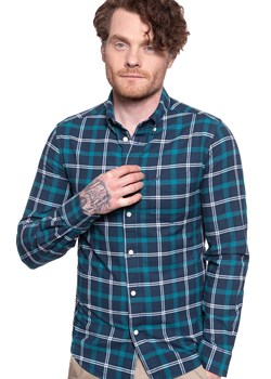 KOSZULA MĘSKA W KRATĘ WRANGLER LS 1PKT BDOWN SHIRT BLUE DEPTHS W5F3BMXJY 112130133 ze sklepu YouNeedit.pl w kategorii Koszule męskie - zdjęcie 180323530