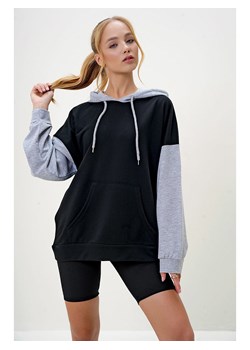 Trend Alacati Bluza w kolorze czarno-szarym ze sklepu Limango Polska w kategorii Bluzy damskie - zdjęcie 180332361