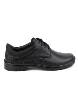 Buty męskie skórzane casual 11/27 czarne ze sklepu butyolivier w kategorii Półbuty męskie - zdjęcie 180334731