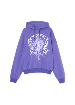Cropp - Bluza hoodie z Riven z League of Legends - niebieski ze sklepu Cropp w kategorii Bluzy damskie - zdjęcie 180339954