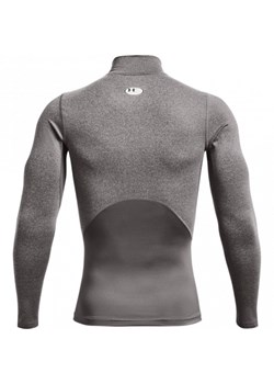 Męski longsleeve treningowy termoaktywny UNDER ARMOUR UA CG Armour Comp Mock - szary ze sklepu Sportstylestory.com w kategorii T-shirty męskie - zdjęcie 180342953
