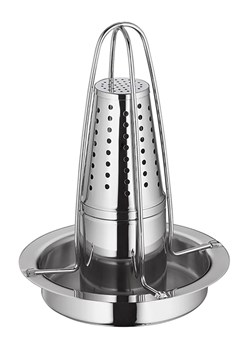 Küchenprofi Grill do kurczaka &apos;&apos;BBQ Advantage&apos;&apos; w kolorze srebrnym ze sklepu Limango Polska w kategorii Akcesoria kuchenne - zdjęcie 180344383