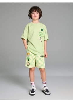 Sinsay - Koszulka Minecraft - zielony ze sklepu Sinsay w kategorii T-shirty chłopięce - zdjęcie 180350152