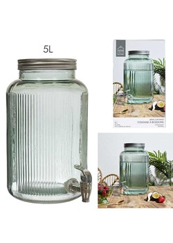 Garden Spirit Dozownik w kolorze srebrnym do napojów - 5 l ze sklepu Limango Polska w kategorii Pojemniki kuchenne - zdjęcie 180352150