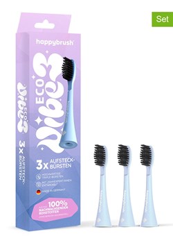 Happy Brush Końcówki (3 szt.) &quot;Eco Vibe3+ Sunrise&quot; do szczoteczki ze sklepu Limango Polska w kategorii Szczoteczki do zębów - zdjęcie 180353204
