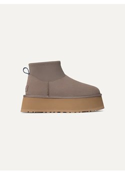 UGG Skórzane botki &quot;Classic Mini Dipper&quot; w kolorze fioletowym ze sklepu Limango Polska w kategorii Śniegowce damskie - zdjęcie 180353213