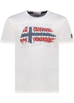 Geographical Norway Koszulka &quot;Jopograph&quot; w kolorze białym ze sklepu Limango Polska w kategorii T-shirty męskie - zdjęcie 180354710