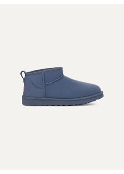 UGG Skórzane botki &quot;Classic Ultra Mini&quot; w kolorze niebieskim ze sklepu Limango Polska w kategorii Śniegowce damskie - zdjęcie 180354942
