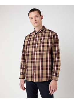 WRANGLER 1 PKT SHIRT MĘSKA KOSZULA W KRATE Z DŁUGIM RĘKAWEM KRATA LEAD GREY W5D61EM24 ze sklepu YouNeedit.pl w kategorii Koszule męskie - zdjęcie 180355964