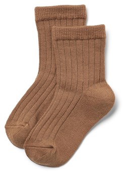 Wheat Wełniane skarpety w kolorze jasnobrązowym ze sklepu Limango Polska w kategorii Skarpetki dziecięce - zdjęcie 180359422