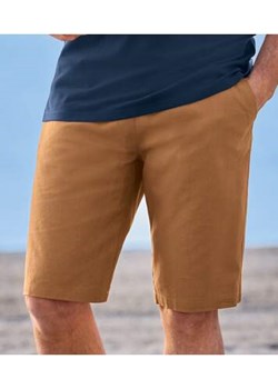 Letnie bermudy z lnu i bawełny ze sklepu Atlas For Men w kategorii Spodenki męskie - zdjęcie 180361693