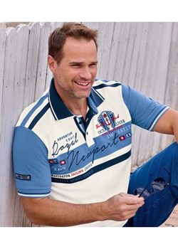 Koszulka polo z piki ze stretchem Yachting Club ze sklepu Atlas For Men w kategorii T-shirty męskie - zdjęcie 180361744