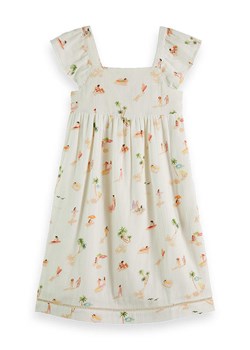 Scotch &amp; Soda Sukienka w kolorze kremowym ze sklepu Limango Polska w kategorii Sukienki dziewczęce - zdjęcie 180365704