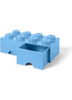 LEGO Pojemnik &quot;Brick 8&quot; w kolorze niebieskim z szufladami - 50 x 18 x 25 cm ze sklepu Limango Polska w kategorii Pojemniki kuchenne - zdjęcie 180365784