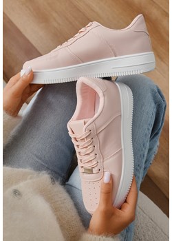 Różowe Sneakersy z Perforacją na Nosku Elletia ze sklepu born2be.pl w kategorii Buty sportowe damskie - zdjęcie 180368864
