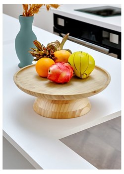 Violeta Home Talerz w kolorze beżowym do serwowania - wys. 10 x Ø 28 cm ze sklepu Limango Polska w kategorii Tace - zdjęcie 180370021