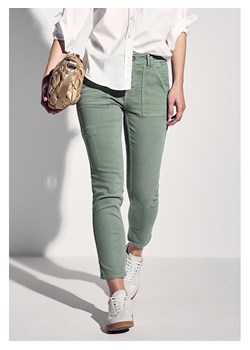 Street One Spodnie - Skinny fit - w kolorze khaki ze sklepu Limango Polska w kategorii Spodnie damskie - zdjęcie 180371093