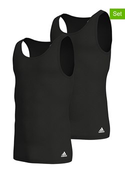 adidas Podkoszulki (2 szt.) w kolorze czarnym ze sklepu Limango Polska w kategorii Podkoszulki męskie - zdjęcie 180373600