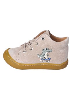 PEPINO Skórzane sneakersy &quot;Kally&quot; w kolorze beżowym ze sklepu Limango Polska w kategorii Buty sportowe dziecięce - zdjęcie 180377783