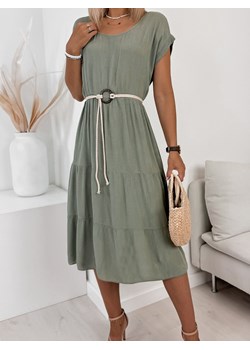sukienka cloe khaki one size ze sklepu UBRA w kategorii Sukienki - zdjęcie 180378074