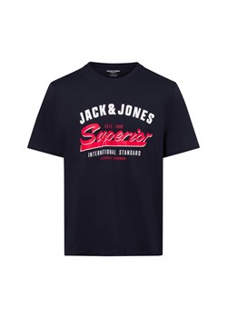 Jack & Jones Koszulka Jack &amp; Jones Mężczyźni Bawełna czarny nadruk ze sklepu vangraaf w kategorii T-shirty męskie - zdjęcie 180379954