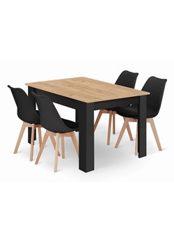 Zestaw stół z 4 krzesłami A5-T26 - id: 50239 - marki Elior - 180383143 Zestaw stół z 4 krzesłami A5-T26 ze sklepu Edinos.pl w kategorii Dom - zdjęcie 180383143