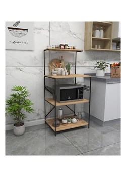 Scandinavia Concept Regał stojący &quot;Anemon&quot; w kolorze jasnobrązowym - 60 x 124 x 45 cm ze sklepu Limango Polska w kategorii Regały i witryny - zdjęcie 180390023