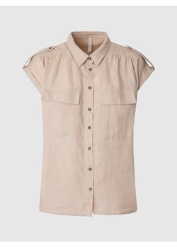 Pepe Jeans Bluzka &quot;Brenda&quot; w kolorze beżowym ze sklepu Limango Polska w kategorii Koszule damskie - zdjęcie 180390110