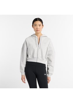 Bluza damska New Balance WJ51506AHH – szara ze sklepu New Balance Poland w kategorii Bluzy damskie - zdjęcie 180390741