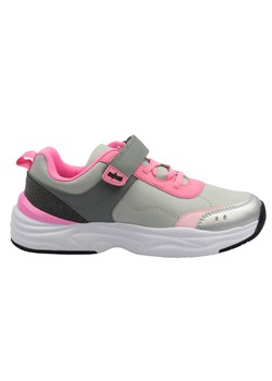 Buty Sportowe Młodzieżowe - Befado 516Q254 Szaro-różowe Na Rzep ze sklepu ulubioneobuwie w kategorii Buty sportowe dziecięce - zdjęcie 180391661
