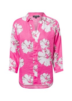 Franco Callegari Bluzka damska Kobiety len wyrazisty róż wzorzysty ze sklepu vangraaf w kategorii Bluzki damskie - zdjęcie 180392630