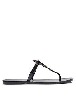 Japonki Tory Burch Mini Miller Flat Thong 51148678 Czarny ze sklepu eobuwie.pl w kategorii Klapki damskie - zdjęcie 180393240