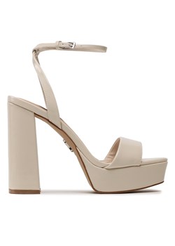 Sandały Steve Madden Lessa SM11001631-288 Écru ze sklepu eobuwie.pl w kategorii Sandały damskie - zdjęcie 180393244