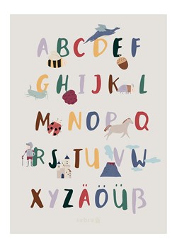 Sebra Druk artystyczny &quot;Pixie&quot; ze wzorem - 50 x 70 cm ze sklepu Limango Polska w kategorii Obrazy - zdjęcie 180393420