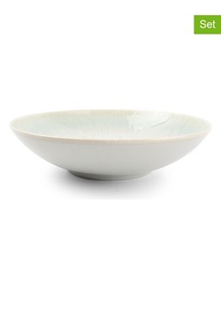 Salt and Pepper Talerze głębokie (4 szt.) &quot;Maldives&quot; w kolorze biało-miętowym - Ø 15 cm ze sklepu Limango Polska w kategorii Talerze - zdjęcie 180393612