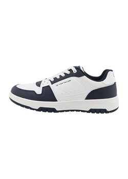 Tom Tailor Sneakersy w kolorze biało-granatowym ze sklepu Limango Polska w kategorii Buty sportowe męskie - zdjęcie 180393740