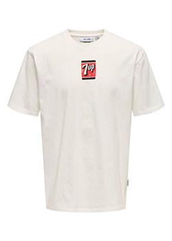 ONLY &amp; SONS Koszulka w kolorze białym ze sklepu Limango Polska w kategorii T-shirty męskie - zdjęcie 180394774