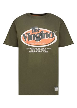 Vingino Koszulka w kolorze khaki ze sklepu Limango Polska w kategorii T-shirty chłopięce - zdjęcie 180394894