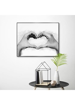 Orangewallz Druk artystyczny &quot;Heart Love&quot; w ramce ze sklepu Limango Polska w kategorii Obrazy - zdjęcie 180395270
