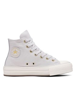 Converse Sneakersy &quot;Chuck Taylor Lift Platform&quot; w kolorze szarym ze sklepu Limango Polska w kategorii Trampki damskie - zdjęcie 180395453