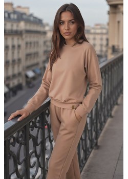 Bluza nierozpinana Vivisence 9004 beżowy ze sklepu kontri.pl w kategorii Bluzy damskie - zdjęcie 180395980