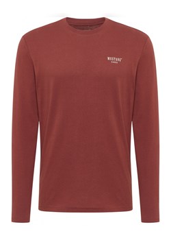 Męski longsleeve MUSTANG Asheville Cinnamon 1015844 3238 ze sklepu YouNeedit.pl w kategorii T-shirty męskie - zdjęcie 180396244
