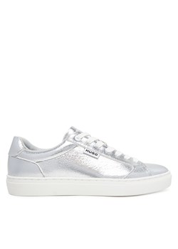 Sneakersy HUGO 50541657 040 Srebrny ze sklepu eobuwie.pl w kategorii Buty sportowe damskie - zdjęcie 180396710