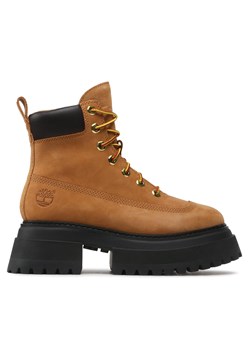 Botki Timberland Sky 6In LaceUp TB0A2KMU2311 Brązowy ze sklepu eobuwie.pl w kategorii Workery damskie - zdjęcie 180396724
